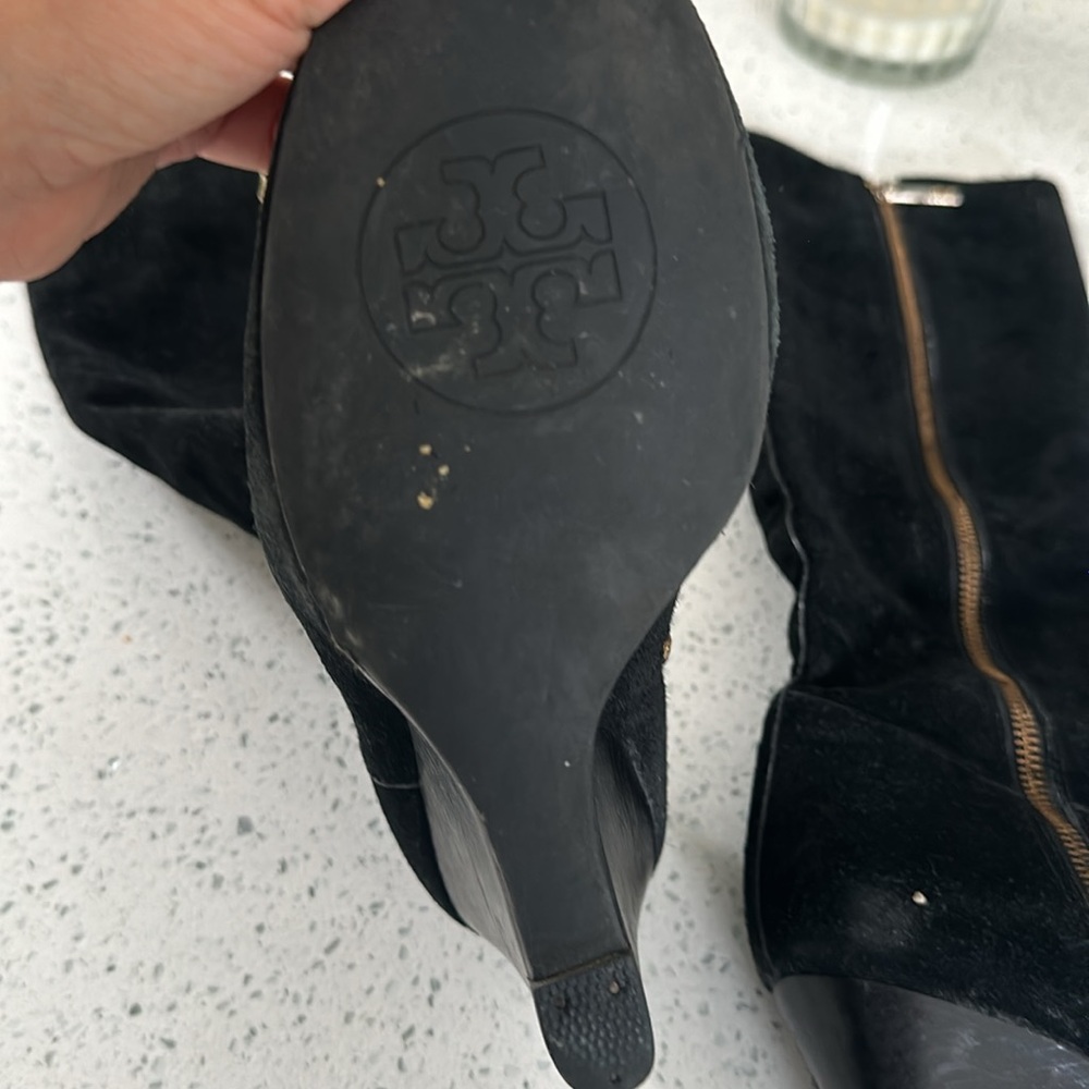 Tory Burch suede zip up boots - Picture 10 of 11